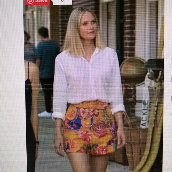 Zimmermann The Lovestruck Paisley-print shorts